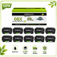 10PK CE505X 05X High Yield Black Toner for HP LaserJet P2050 P2055 P2055x picture