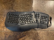 Adesso Tru-Form 150 3-Color Illuminated Ergonomic Wired Keyboard LED ~ AKB-150EB picture