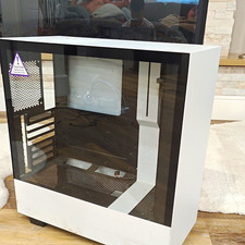 NZXT H510 H Series ATX Mid Tower PC Case White Tempered Glass Steel picture