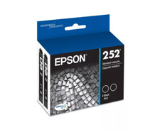 Epson 252 2pk Combo Ink Cartridge - Black (Choose Exp Date) NEW SEALED  picture
