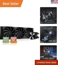 All-Black 360mm AIO CPU Cooler - Efficient Cooling for High-Performance PCs picture