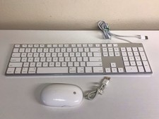 Macally Ultra-Slim USB Keyboard with Aluminum Metallic Finish — Apple Mouse picture