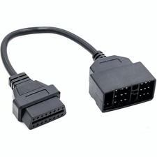 Toyota 22 Pin OBD1 to 16 Pin OBD2 Adapter Cable Diagnostic Scanner picture
