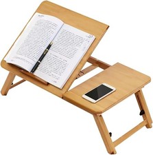 Adjustable Foldable Laptop Desk Portable Bed Table with Angle Height for Bedroom picture