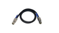 3.3ft External Mini SAS HD SFF-8644 to SFF-8644 Cable 12Gbps - Black picture