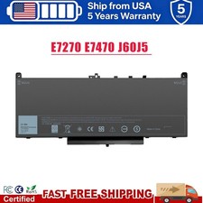 J60J5 Battery For Dell Latitude E7270 E7470 R1V85 MC34Y 242WD PDNM2 451-BBSX PC picture