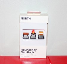 North Figural Key Cap 5 Pack-Keyboard Keycap-Black Smores-New picture