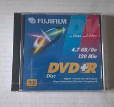 Fujifilm DVD+R Discs For Data Video 4.7 GB/Go 120 Min ~ NEW SEALED picture