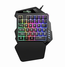 Bloodbat One-Handed RGB Illuminated Wired Gaming Keypad Black QWERTY EN picture