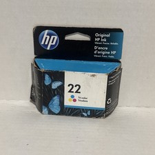 HP 22 Tri-Color Ink Cartridge Expired Sep 2021 picture