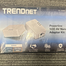 TRENDnet TPL-406E2K Powerline 500 AV Nano Adapter Kit 2-Pack Ethernet picture