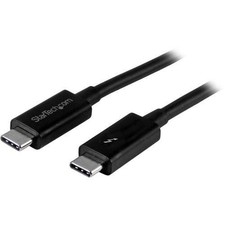 StarTech.com 1m (3.3ft) Thunderbolt 3 Cable, 20Gbps, 100W PD, 4K  TBLT3MM1M picture