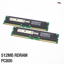 512MB 2x256MB RDRAM PC800 RIMM ECC Infineon HYR1812840G-845 800-45 Server RAM picture