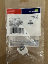 Lot of 20 NEW Leviton Snap In Quickport Nickel F-Connection, CAT 41084-FWF picture