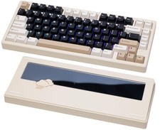 WOBKEY Rainy 75 CNC Aluminum HMX/JWK/Cocoa Switches Triple-Mode Connectivity ... picture