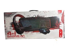 HYPERGEAR Pro Gaming Series 4-1 Gaming Kit Keyboard Mouse Headphones Mousepad picture
