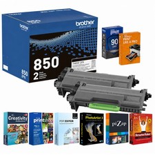 Brother High-Yield Toner Black Twin Pack with Printer eBook & Printer Essentials picture