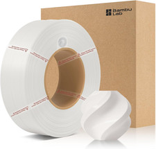 Bamboo PLA 1.75mm Filament Eco-Friendly High Toughness for Bambu Lab 1KG White picture