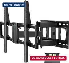 Full Motion TV Wall Mount for 37-85 Inch TVs Mounts Up to 132lbs, Fit 16
