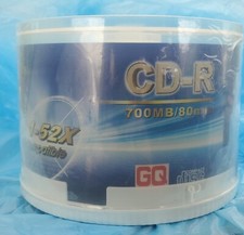 GQ GREAT QUALITY  CD-R 700MB/80MIN 1-40X COMPATIBLE  50 PACK picture