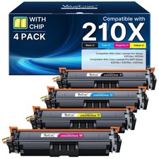 210X Toner Cartridges 4 Pack Replacement for HP 210X 210A 4301fdw with Chip picture
