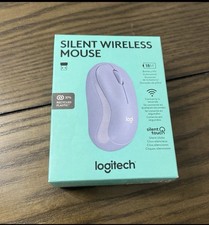 NEW Logitech M220 Silent Wireless Mouse BLUE/GRAY (NOT BLUETOOTH) picture