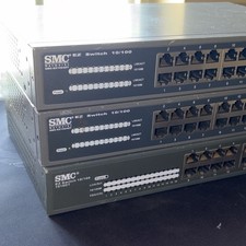 SMC EZ Switch SMC-EZ1024DT 24-Port 10/100 Fast Ethernet Unmanaged 1U Rack picture