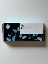 HP Design 727 300-ml Matte Black Ink Cartridge C1Q12A  Sealed Box Exp. 6/28 picture