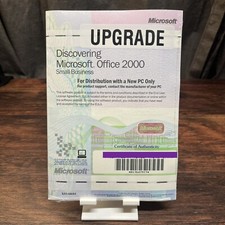 Micron Microsoft Office 2000 Small Business Upgrade New & Sealed picture
