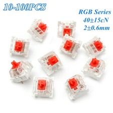 Lot 10-100Pcs For Cherry 3 Pin MX RGB Mechanical Switch Keyboard Replacement Red picture