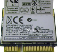 Toshiba OEM  WW704E1491A20H Realtek RTL8188EE 802.11B/G/N WLAN PCIe Half picture