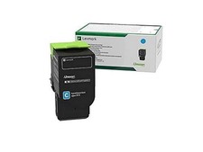 Original Lexmark 78C1XC0 Cyan Toner. New Sealed Box, We Ship Fast picture