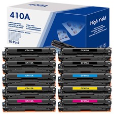 10PK CF410A-CF413A Toner Fits for HP Color LaserJet Pro MFP M477fdn M477fdw picture