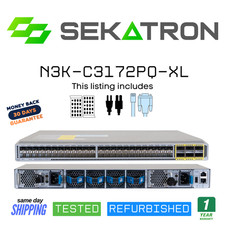 ♻️ Cisco Nexus N3K-C3172PQ-XL 48-Port 10 Gigabit Ethernet SFP+ Switch ⚡Fast Ship picture