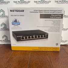 Netgear GS308 8-Port Gigabit Ethernet Switch New in Box picture