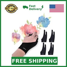 OTraki 4 Pack Artist Drawing Gloves for Digital Tablet Paper Sketching picture
