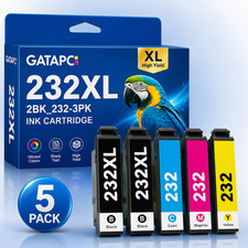 5 Pack T232 232 XL Compatible Ink Cartridge for XP 4205 420 picture