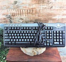 VTG Multimedia Computer Keyboard  PC DELL English USB Wired SK 8125 Clicky Keys picture