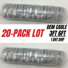 1/20Pack Lot 3Ft 6Ft USB Charger Cable For iPhone 14 13 11 8 7 XR Charging Cord picture