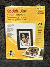 Kodak Ultra Premium Photo Paper 5x7 In. Studio Gloss 20 Sheets New Sealed Pack picture