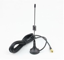 GSM GPRS Antenna 433Mhz 3dbi cable SMA male Magnetic base for Ham 1.5M RG174 picture