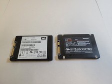 Lot of 2 Samsung & Western Digital 1tb 1 TB SATA 2.5