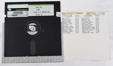 Vintage Fuji Computer Floppy Disk - Rare, Atari, Untested, As-Is (DOS 3.0) picture