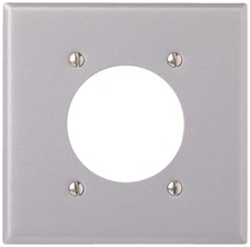 Leviton 2-Gang Flush Mount 2.15 Inch Dia. Device Standard, Aluminum  picture