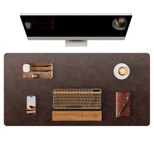 Genuine Leather Desk Mat, 31.5
