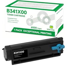B341X00 Black Toner Cartridge for Lexmark TB3340 B3442 Laser Printer (6500 Page) picture