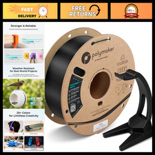 High-Quality 1.75mm PETG Filament 1KG - Black, Strong & Durable 3D Printing Mate picture