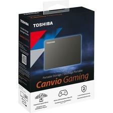 Toshiba Canvio Gaming HDTX110XK3AA 1 TB Portable Hard Drive - External - Black picture
