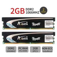 ADATA 4GB (2x2GB) DDR2 OC 1066MHz PC2-8500U Overclocking Desktop Memory RAM LUS picture