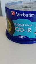 Verbatim Digital Vinyl CD-R 700MB 52x Recordable Disc 50 Pack Spindle picture